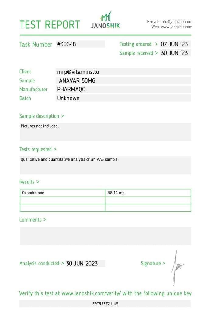 pharmaqo labs anavar 50 50mg x 60 tabs