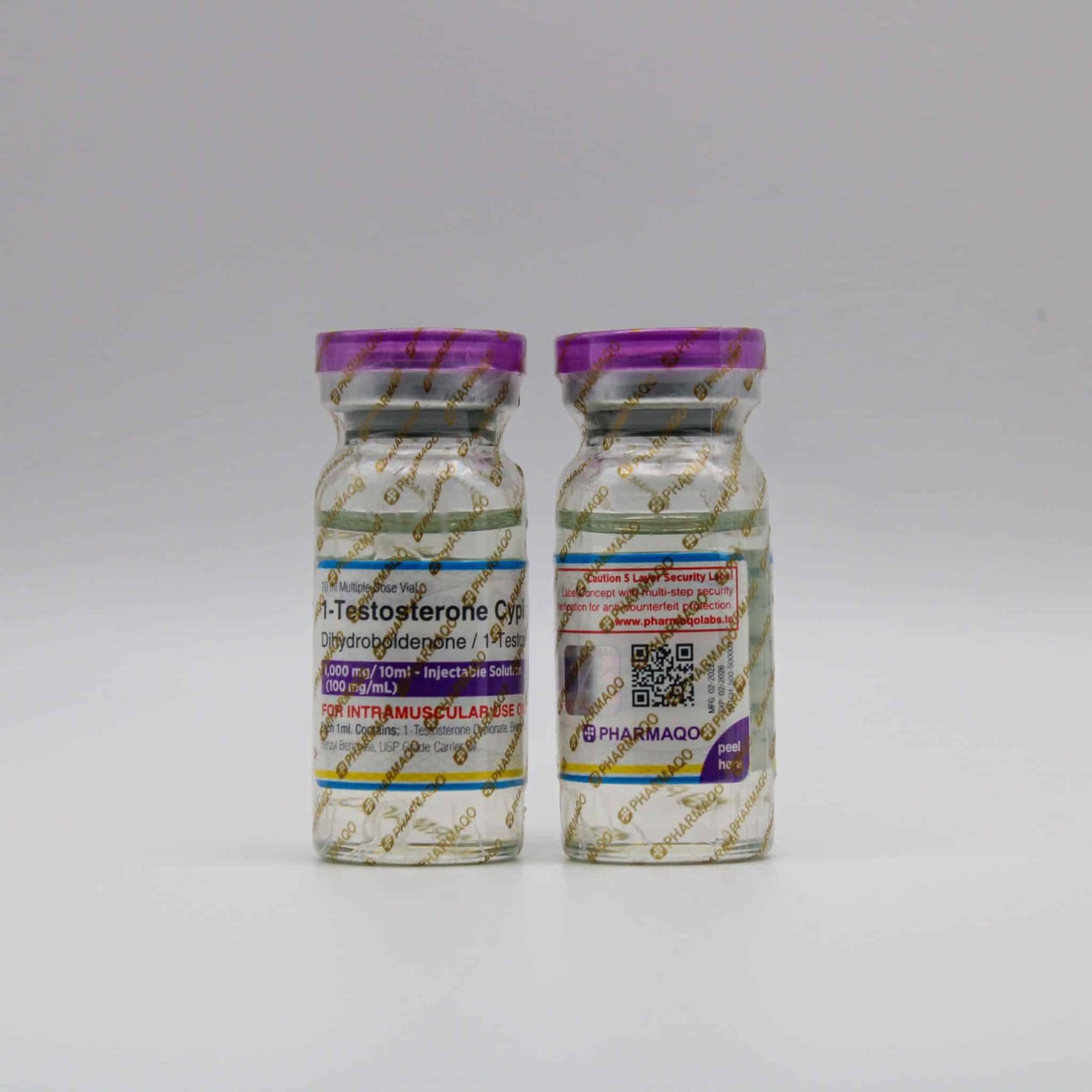 1 testosterone cypionate – 1 tc 100mg/ml – 10ml vial – pharmaqo labs