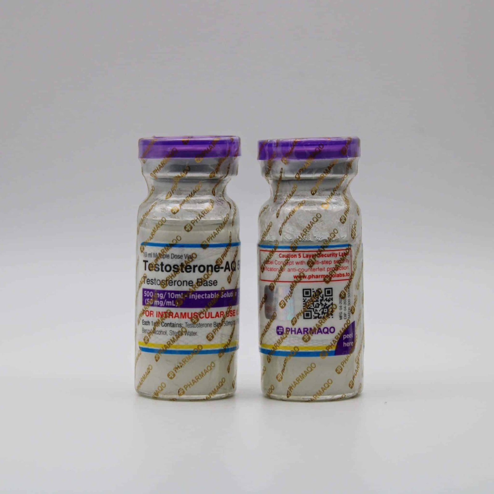 testosterone aq – testosterone base 50mg/ml – 10ml vial – pharmaqo labs